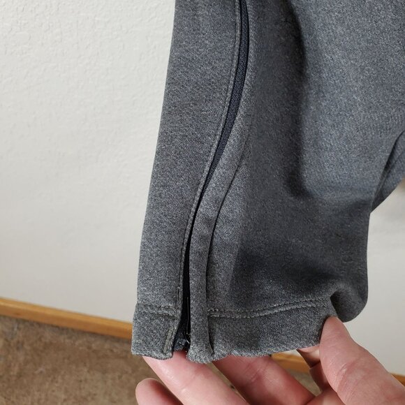 Adidas Mens 2XL AEROREADY Fleece-Lined Athletic Joggers Gray - Picture 10 of 14